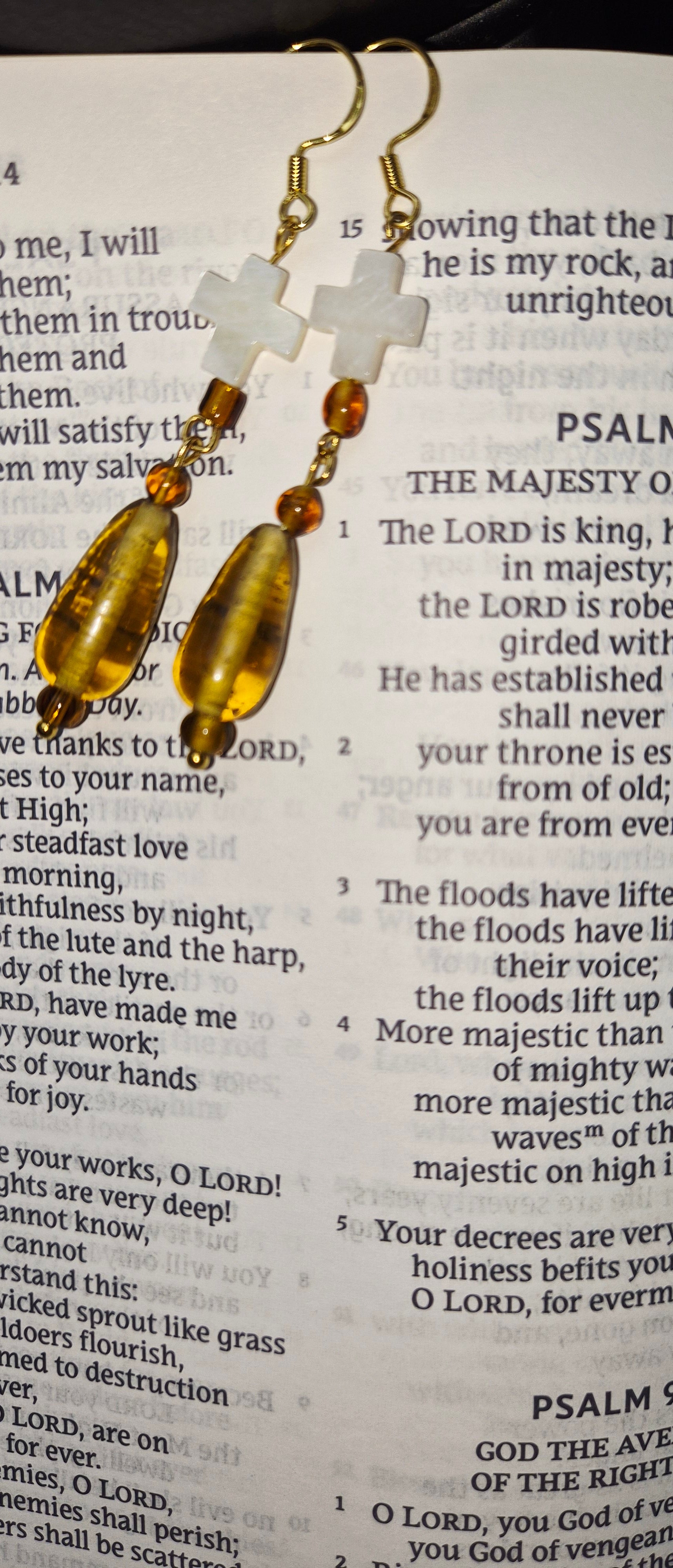 Olivia's Cross Earrings